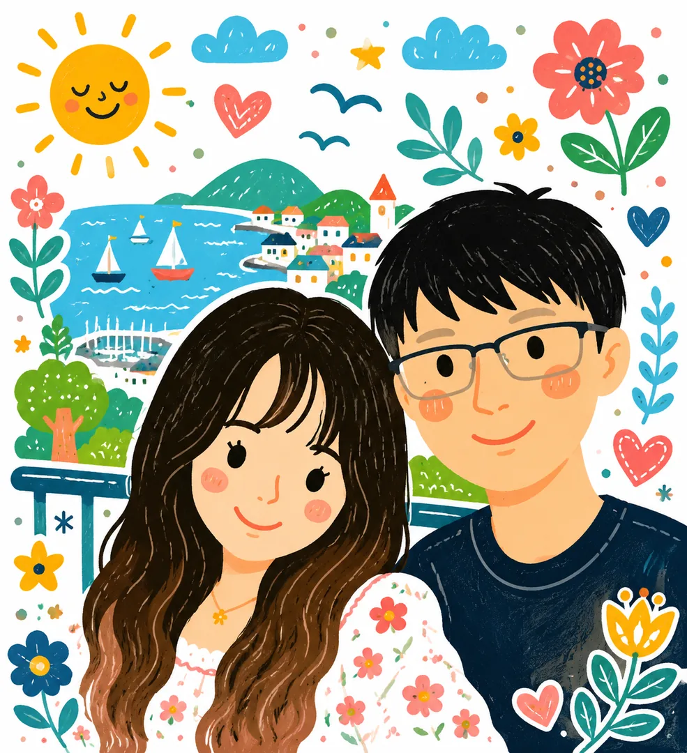 照片变涂鸦手绘画
