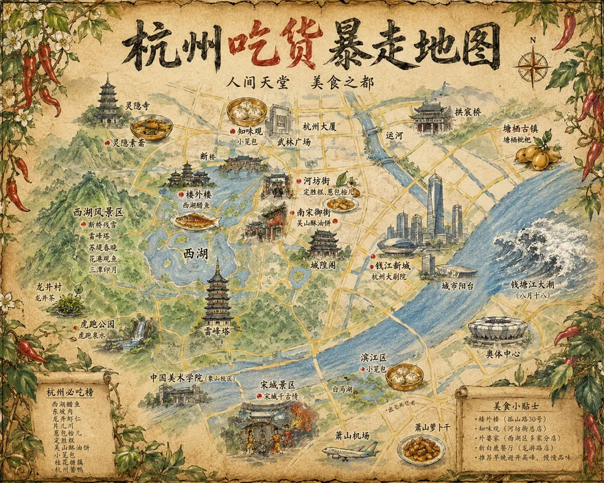 吃货地图