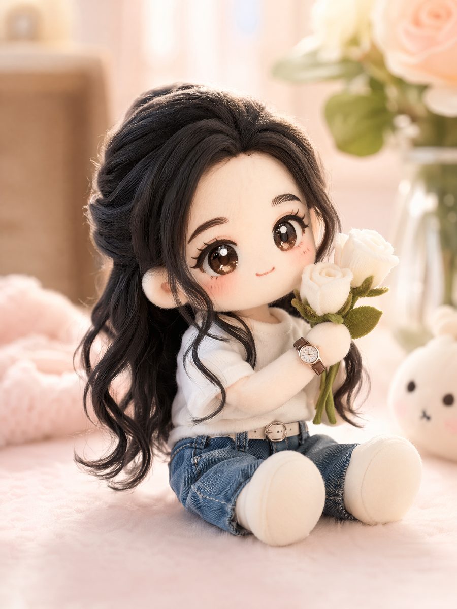 爱豆棉花娃娃